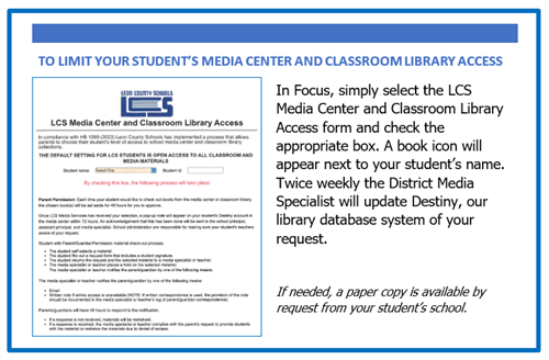 To limit student access